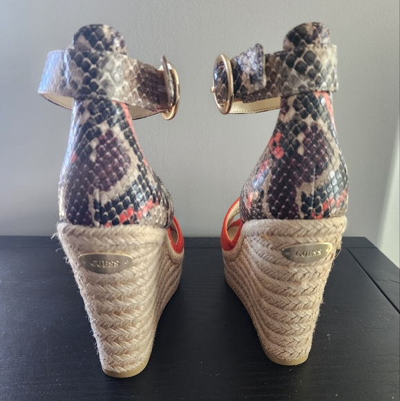 Brand New Never Worn Guess Wedge Sandals - Picture 4 of 6